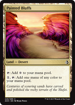Painted Bluffs (Amonkhet) Medium Play