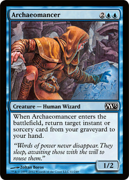 Archaeomancer (Magic 2013 Core Set) Medium Play Foil