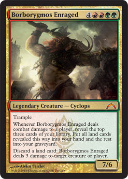Borborygmos Enraged (Gatecrash) Medium Play Foil