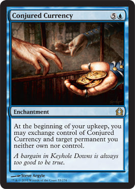 Conjured Currency (Return to Ravnica) Light Play Foil