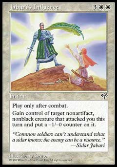 Jabari's Influence (Mirage) Near Mint
