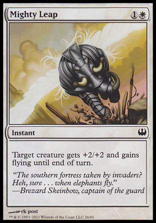 Mighty Leap (Duel Decks: Knights vs Dragons) Medium Play