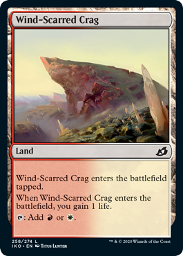 Wind-Scarred Crag (Ikoria: Lair of Behemoths) Near Mint