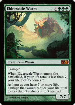 Elderscale Wurm (Magic 2013 Core Set) Light Play