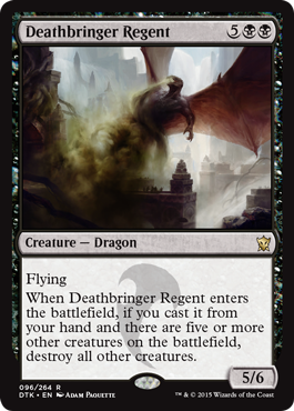 Deathbringer Regent (Dragons of Tarkir) Medium Play