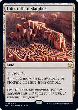 Labyrinth of Skophos (Theros Beyond Death) Near Mint Foil