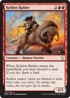Keldon Raider (Dominaria) Near Mint