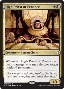 High Priest of Penance (Commander 2018) Light Play