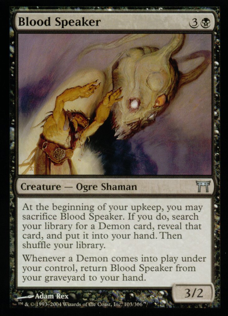 Blood Speaker (Champions of Kamigawa) Heavy Play