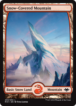 Snow-Covered Mountain (Modern Horizons) Near Mint