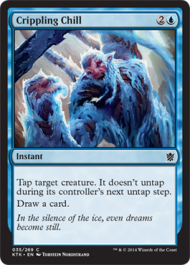 Crippling Chill (Khans of Tarkir) Light Play