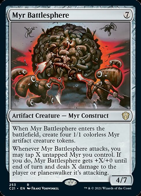 Myr Battlesphere (Commander 2021 Strixhaven) Near Mint