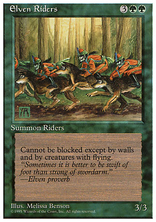 Elven Riders (4th Edition) Medium Play