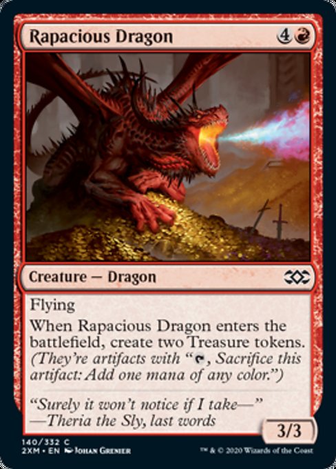 Rapacious Dragon (Double Masters) Near Mint Foil