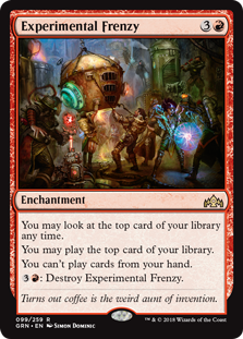 Experimental Frenzy (Guilds of Ravnica) Light Play