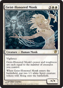 Geist-Honored Monk (Innistrad) Light Play