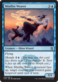 Mistfire Weaver (Khans of Tarkir) Medium Play