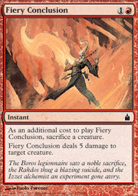 Fiery Conclusion (Ravnica) Medium Play