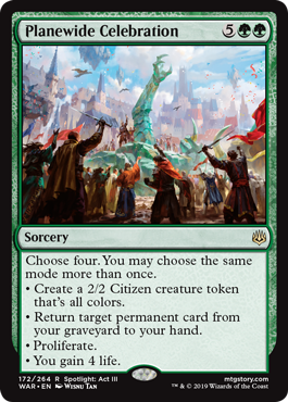 Planewide Celebration (War of the Spark) Medium Play