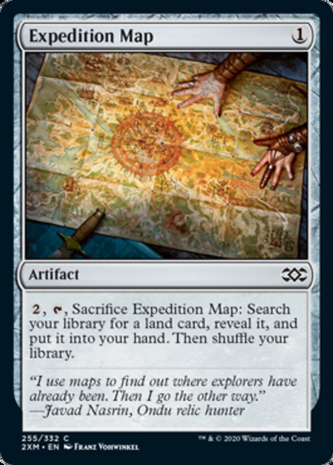 Expedition Map (Double Masters) Light Play Foil