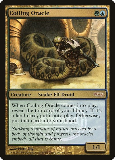 Coiling Oracle (Promos: Arena) Medium Play Foil
