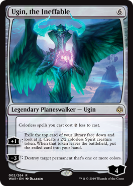 Ugin, the Ineffable (War of the Spark) Medium Play Foil