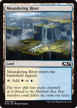 Meandering River (Magic 2019 Core Set) Near Mint
