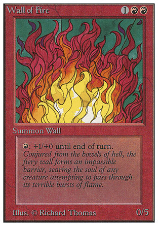 Wall of Fire (Unlimited) Near Mint