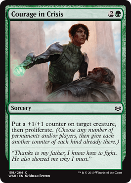 Courage in Crisis (War of the Spark) Light Play