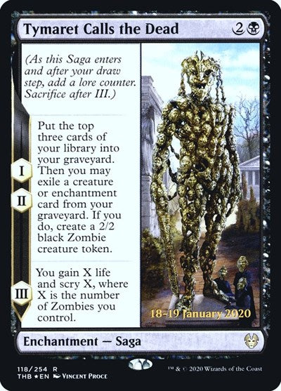 Tymaret Calls the Dead (Promos: Prerelease Cards) Near Mint Foil