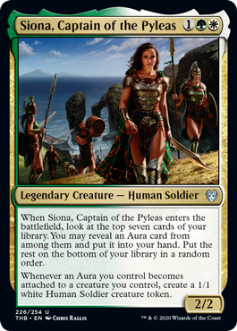 Siona, Captain of the Pyleas (Theros Beyond Death) Near Mint