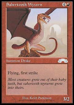 Sabertooth Wyvern (Exodus) Medium Play