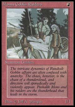 Mons's Goblin Raiders (Beta) Medium Play