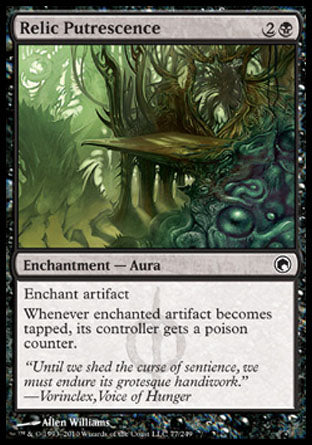 Relic Putrescence (Scars of Mirrodin) Light Play