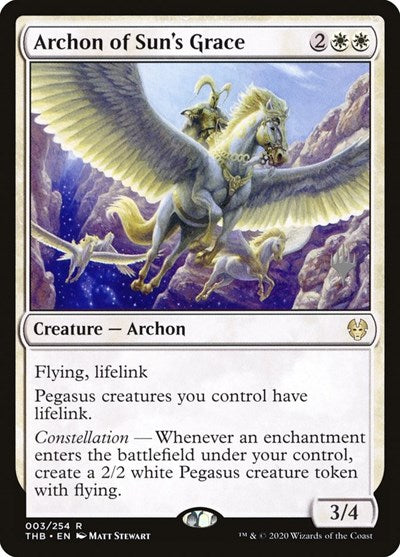 Archon of Sun's Grace (Promo Pack: Theros Beyond Death) Near Mint Foil