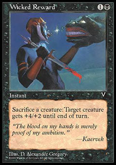 Wicked Reward (Visions) Near Mint