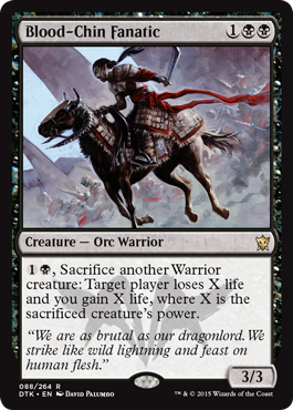 Blood-Chin Fanatic (Dragons of Tarkir) Light Play