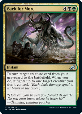 Back for More (Ikoria: Lair of Behemoths) Near Mint