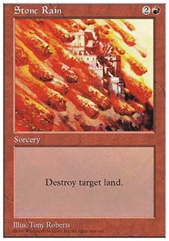 Stone Rain (5th Edition) Light Play