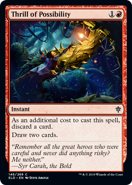 Thrill of Possibility (Throne of Eldraine) Near Mint Foil
