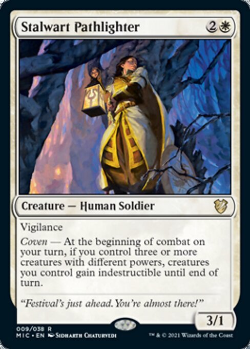 Stalwart Pathlighter (Commander 2021 Midnight Hunt) Light Play