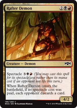 Rafter Demon (Ravnica Allegiance) Light Play