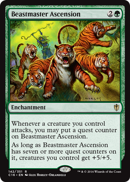 Beastmaster Ascension (Commander 2016 Edition) Near Mint