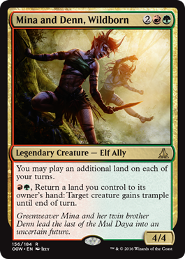 Mina and Denn, Wildborn (Oath of the Gatewatch) Medium Play