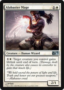 Alabaster Mage (Magic 2012 Core Set) Medium Play Foil