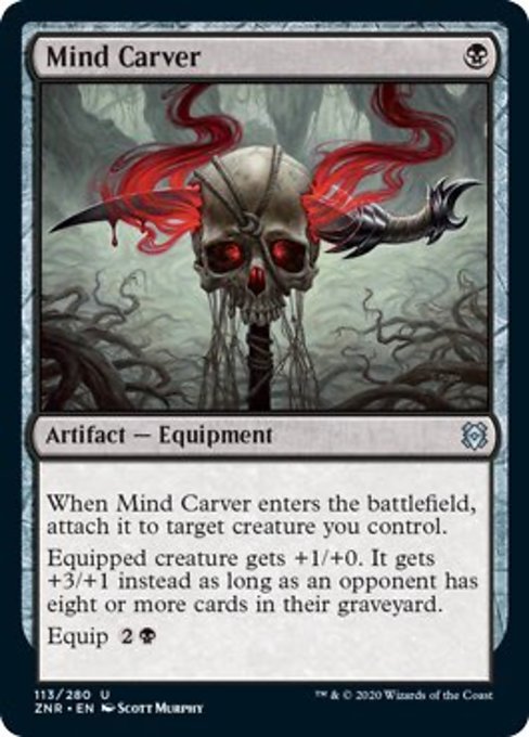 Mind Carver (Zendikar Rising) Medium Play