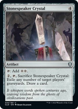 Stonespeaker Crystal (Commander Legends: Battle for Baldur's Gate) Near Mint