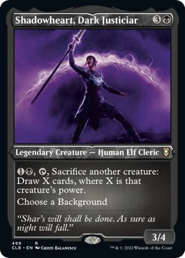 Shadowheart, Dark Justiciar (Etched Foil) (Commander Legends: Battle for Baldur's Gate) Near Mint Foil