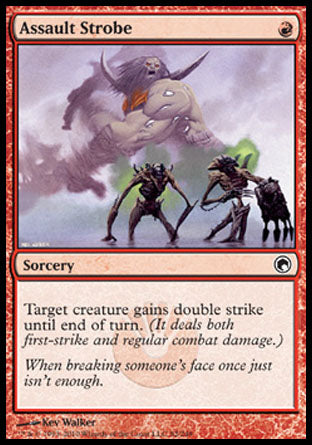 Assault Strobe (Scars of Mirrodin) Medium Play Foil