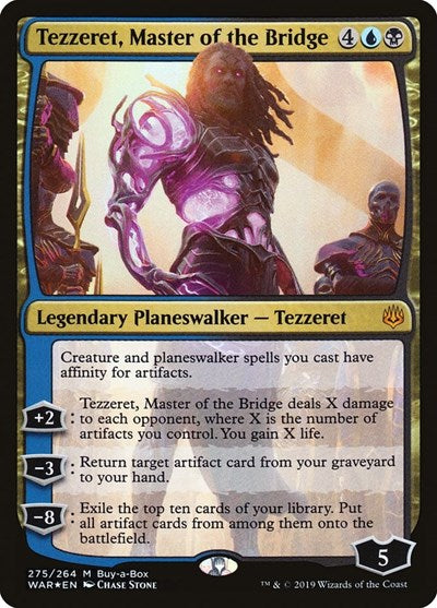 Tezzeret, Master of the Bridge (Promos: Buy-A-Box) Near Mint Foil